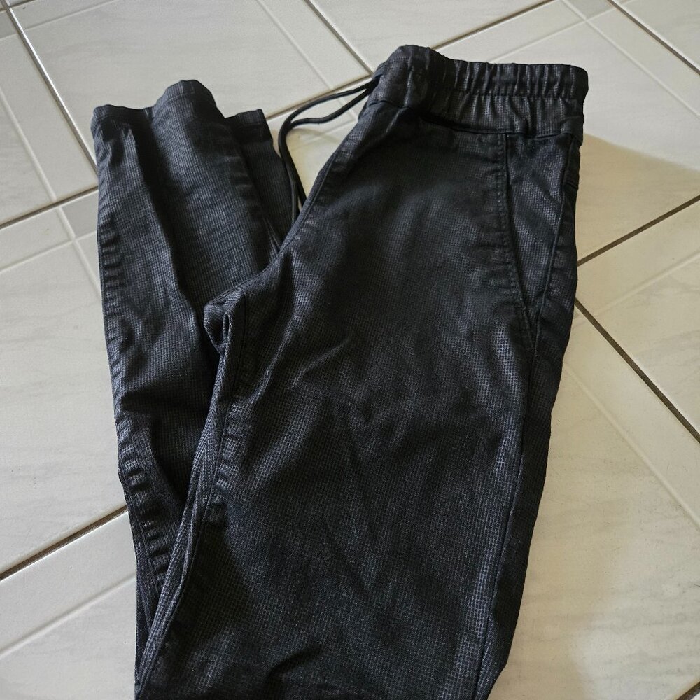 Bevy Flog Shely Jogger Pants Black Grid 24